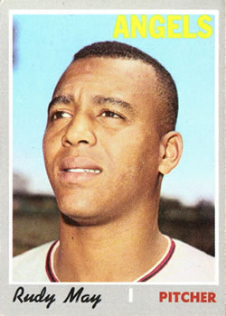 1970 Topps #203 Rudy May Front