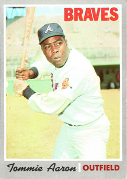 1970 Topps #278 Tommie Aaron Front