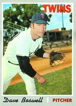 1970 Topps #325 Dave Boswell Front