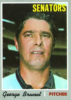 1970 Topps #328 George Brunet Front