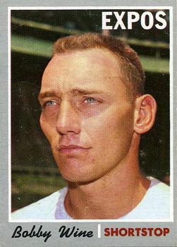 1970 Topps #332 Bobby Wine Front