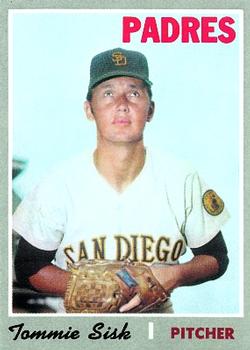 1970 Topps #374 Tommie Sisk Front