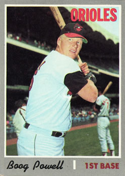 1970 Topps #410 Boog Powell Front