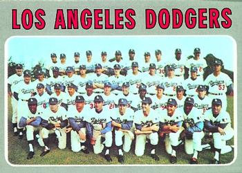 1970 Topps #411 Los Angeles Dodgers Front