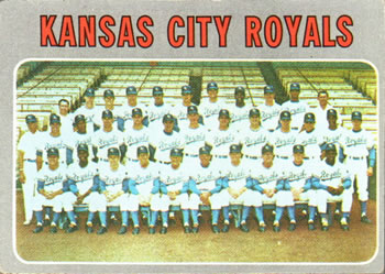 1970 Topps #422 Kansas City Royals Front