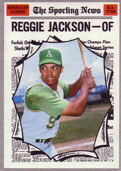 1970 Topps #459 Reggie Jackson Front