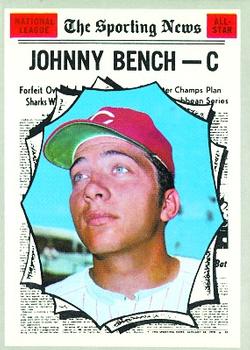 1970 Topps #464 Johnny Bench Front