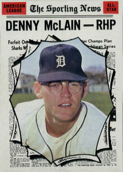 1970 Topps #467 Denny McLain Front
