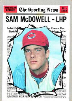 1970 Topps #469 Sam McDowell Front