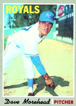 1970 Topps #495 Dave Morehead Front