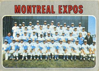 1970 Topps #509 Montreal Expos Front