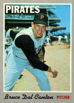 1970 Topps #52 Bruce Dal Canton Front