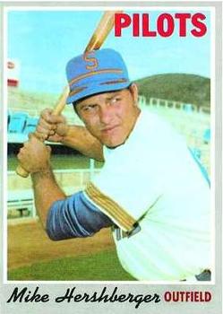 1970 Topps #596 Mike Hershberger Front