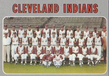 1970 Topps #637 Cleveland Indians Front