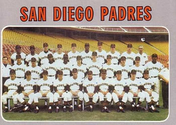 1970 Topps #657 San Diego Padres Front