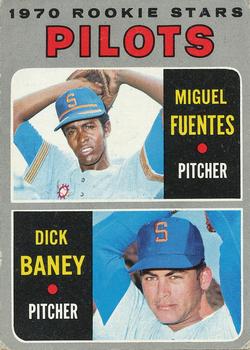 1970 Topps #88 Pilots 1970 Rookie Stars (Miguel Fuentes / Dick Baney) Front