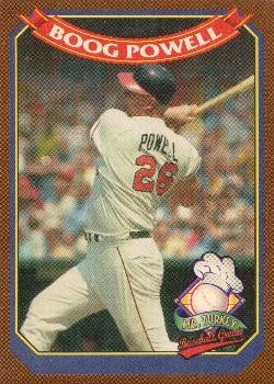 1995 Mr. Turkey Baseball Greats #4 Boog Powell Front