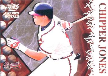1998 Pacific Crown Royale - Pillars of the Game #3 Chipper Jones Front