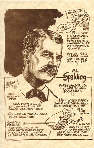 1977-81 Bob Parker Hall of Fame #44 A.G. Spalding Front