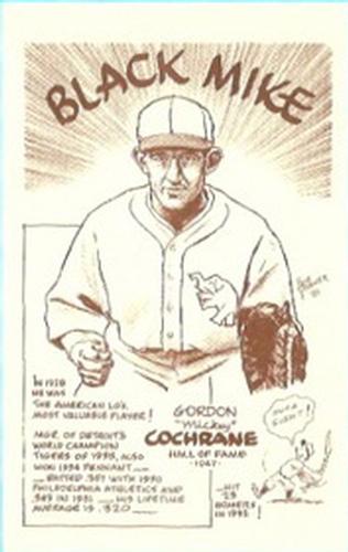 1977-81 Bob Parker Hall of Fame #82 Mickey Cochrane Front