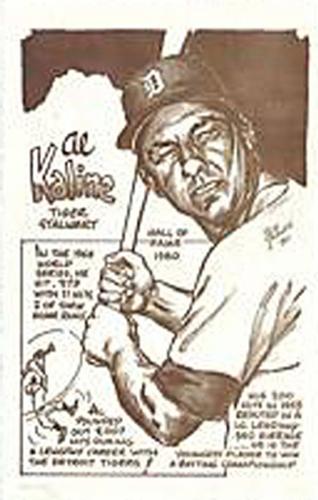 1977-81 Bob Parker Hall of Fame #94 Al Kaline Front
