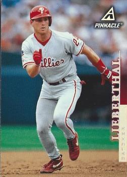 1998 Pinnacle - Home Stats #128 Mike Lieberthal Front