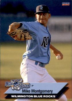 2010 Choice Wilmington Blue Rocks #2 Mike Montgomery Front