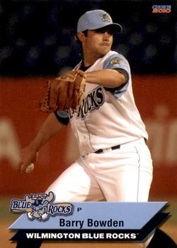 2010 Choice Wilmington Blue Rocks #8 Barry Bowden Front