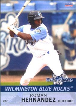 2012 Choice Wilmington Blue Rocks #13 Roman Hernandez Front