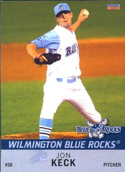 2012 Choice Wilmington Blue Rocks #14 Jon Keck Front