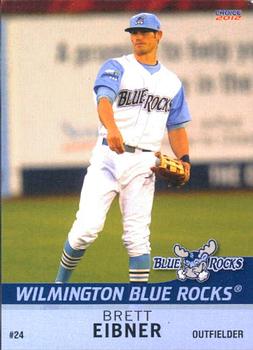 2012 Choice Wilmington Blue Rocks #1 Brett Eibner Front