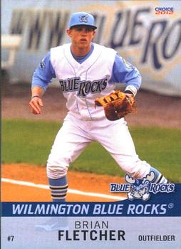 2012 Choice Wilmington Blue Rocks #9 Brian Fletcher Front