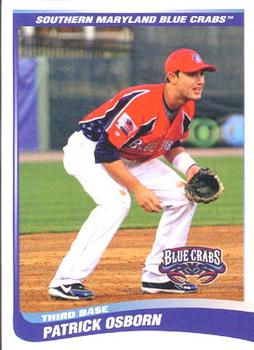 2009 Choice Southern Maryland Blue Crabs #14 Patrick Osborn Front
