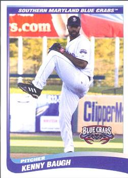 2009 Choice Southern Maryland Blue Crabs #1 Kenny Baugh Front