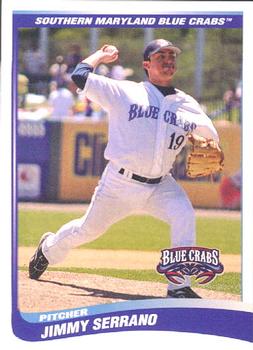2009 Choice Southern Maryland Blue Crabs #20 Jimmy Serrano Front