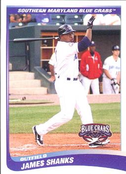 2009 Choice Southern Maryland Blue Crabs #21 James Shanks Front