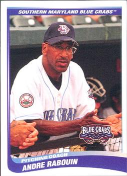 2009 Choice Southern Maryland Blue Crabs #25 Andre Rabouin Front