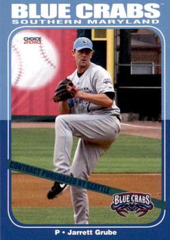 2010 Choice Southern Maryland Blue Crabs #9 Jarrett Grube Front