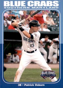 2010 Choice Southern Maryland Blue Crabs #17 Patrick Osborn Front