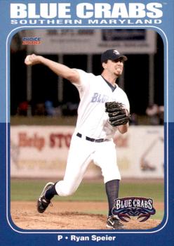 2010 Choice Southern Maryland Blue Crabs #24 Ryan Speier Front