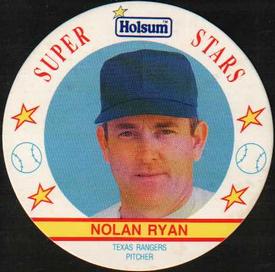 1991 Holsum Discs #19 Nolan Ryan Front