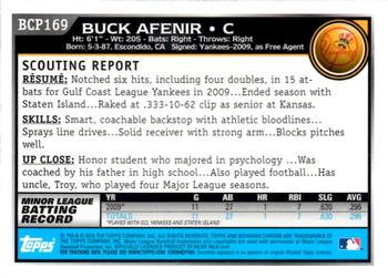 2010 Bowman Chrome - Prospects #BCP169 Buck Afenir Back
