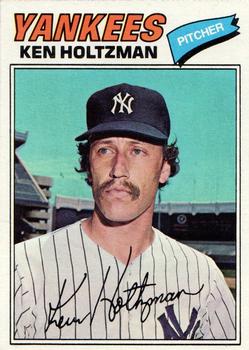 1977 Topps Burger King New York Yankees #8 Ken Holtzman Front
