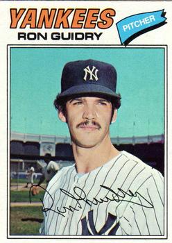 1977 Topps Burger King New York Yankees #11 Ron Guidry Front