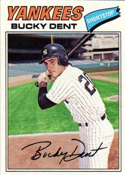 1977 Topps Burger King New York Yankees #14 Bucky Dent
