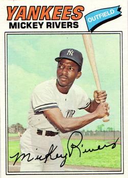 1977 Topps Burger King New York Yankees #18 Mickey Rivers Front
