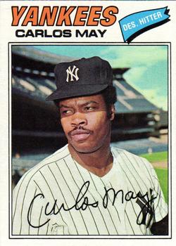 1977 Topps Burger King New York Yankees #22 Carlos May Front