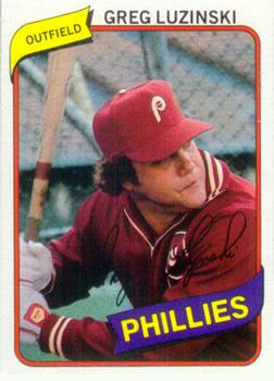 1980 Topps Burger King Philadelphia Phillies #11 Greg Luzinski Front