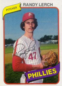 1980 Topps Burger King Philadelphia Phillies #18 Randy Lerch Front