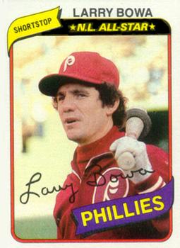 1980 Topps Burger King Philadelphia Phillies #7 Larry Bowa Front